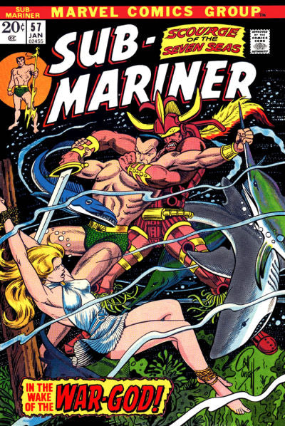 Sub-Mariner 1968 #57 - back issue - $10.00