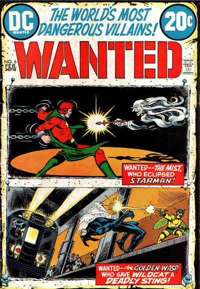 Wanted. The World's Most Dangerous Villains 1972 #6 - back issue - $4.00