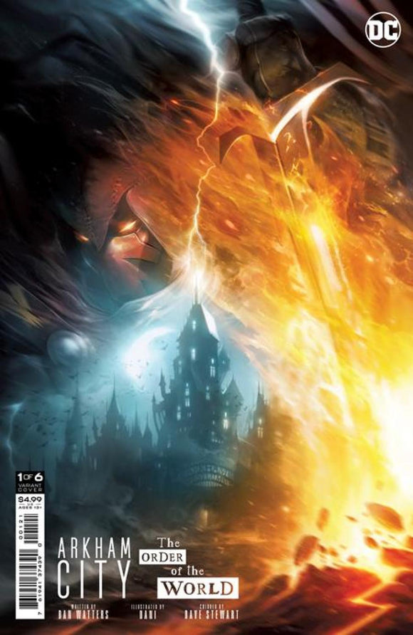 ARKHAM CITY THE ORDER OF THE WORLD #1 CVR B FRANCESCO MATTINA CARD STOCK VAR (OF 6)