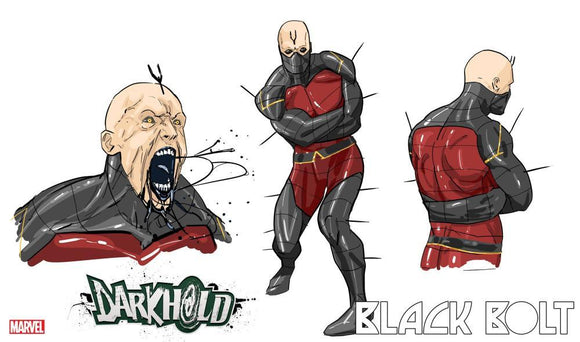 DARKHOLD BLACK BOLT #1 TORMEY DESIGN VAR