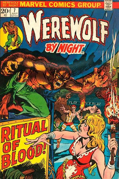 Werewolf by Night 1972 #7 - 9.0 - $25.00