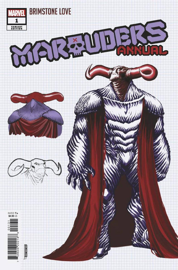 MARAUDERS ANNUAL #1 BALDEON DESIGN VAR