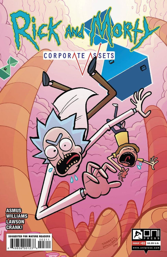 RICK AND MORTY CORPORATE ASSETS #3 CVR A JARRETT WILLIAMS