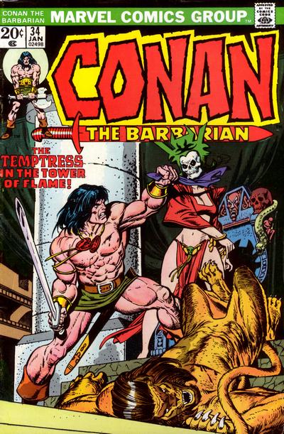 Conan the Barbarian 1970 #34 Regular Edition - back issue - $5.00