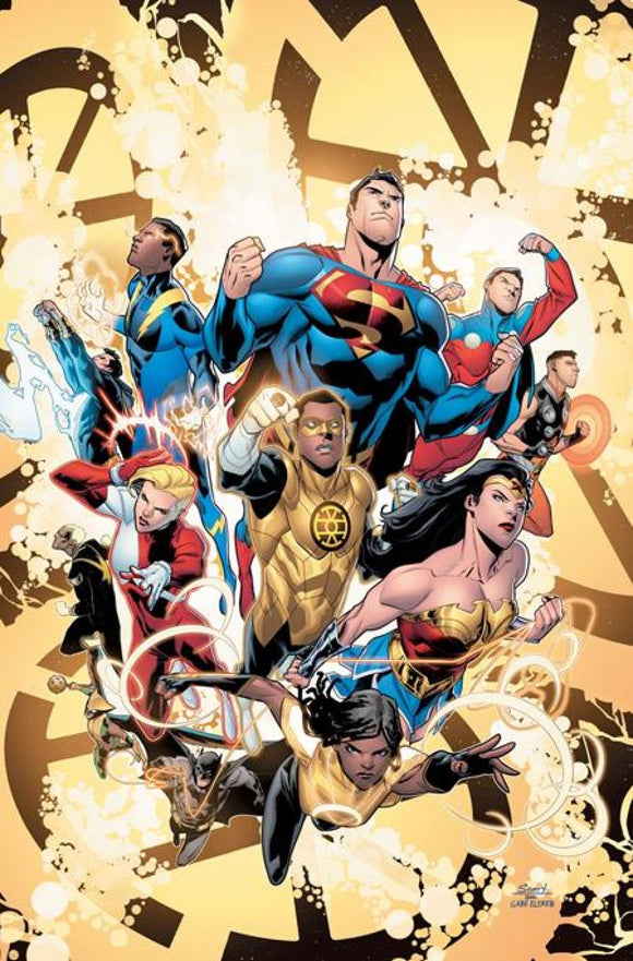 JUSTICE LEAGUE VS THE LEGION OF SUPER-HEROES #1 CVR A SCOTT GODLEWSKI (OF 6)