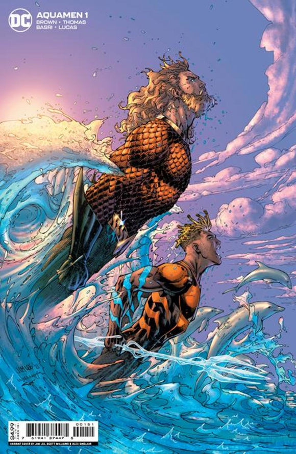 AQUAMEN #1 CVR F INC 1:25 JIM LEE & SCOTT WILLIAMS CARD STOCK VAR