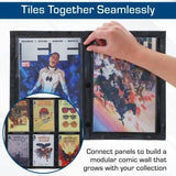 SNAP-IT COMIC BOOK DISPLAY SYSTEM 12 PANELS BLACK