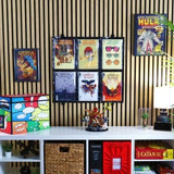 SNAP-IT COMIC BOOK DISPLAY SYSTEM 12 PANELS BLACK