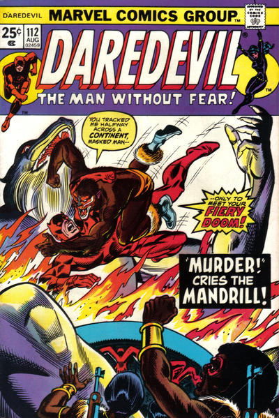 Daredevil 1964 #112 Regular Edition - reader copy - $5.00