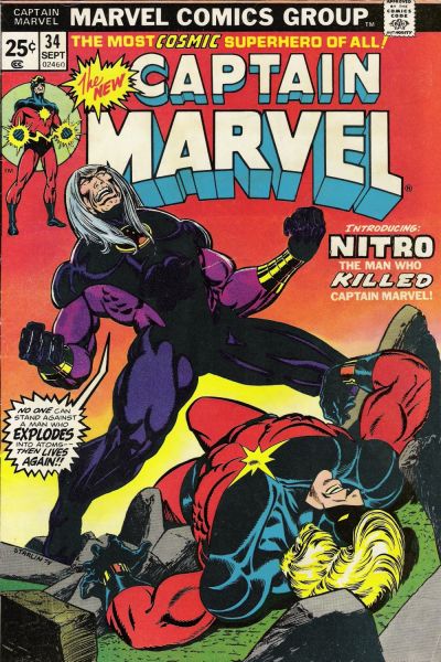 Captain Marvel 1968 #34 - back issue - $13.00