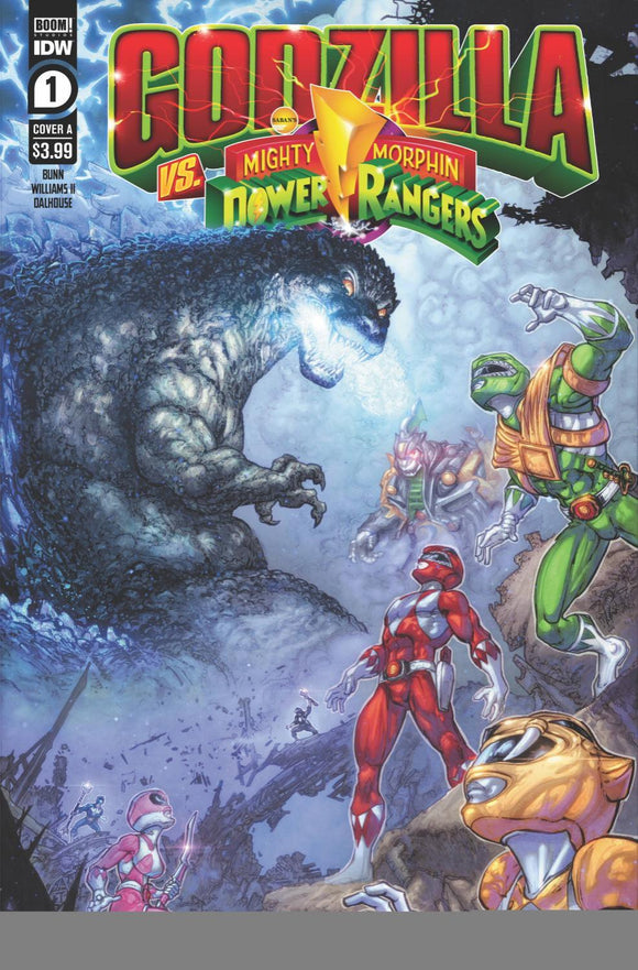 GODZILLA VS POWER RANGERS #1 CVR A FREDDIE WILLIAMS II (OF 5)