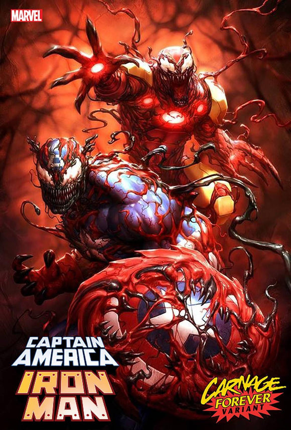 CAPTAIN AMERICA/IRON MAN 5 KUNKKA CARNAGE FOREVER VARIANT