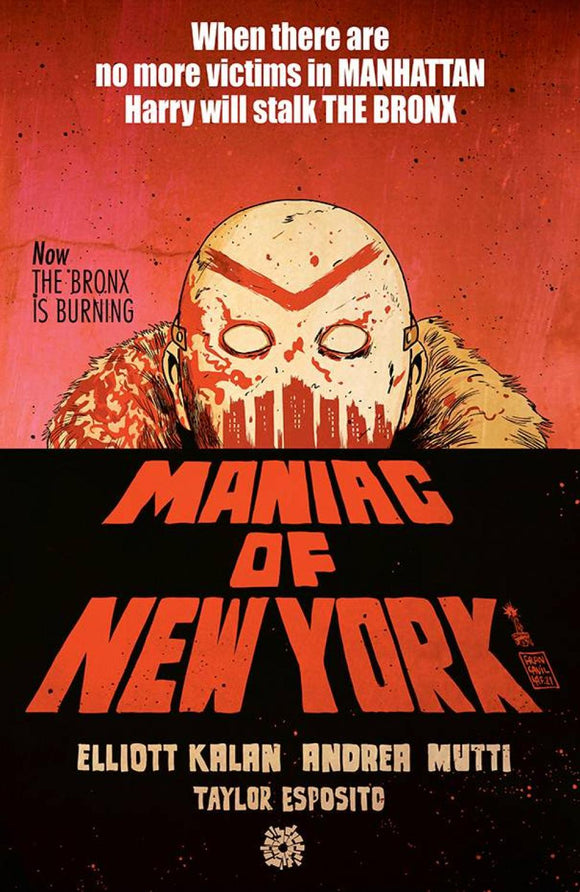 MANIAC OF NEW YORK BRONX BURNING #4 CVR B FRANCAVILLA VAR