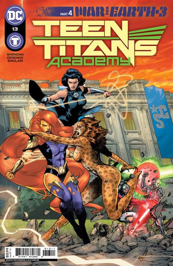 TEEN TITANS ACADEMY #13 CVR A RAFA SANDOVAL WAR FOR EARTH-3