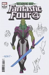 FANTASTIC FOUR 41 SILVA CONCEPT ART VARIANT