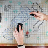 AP ENHANCE TABLETOP DELUXE RUBBER RPG GRID MAT CAMPAIGN KIT