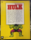 Incredible Hulk by Stan Lee book (1st printing)