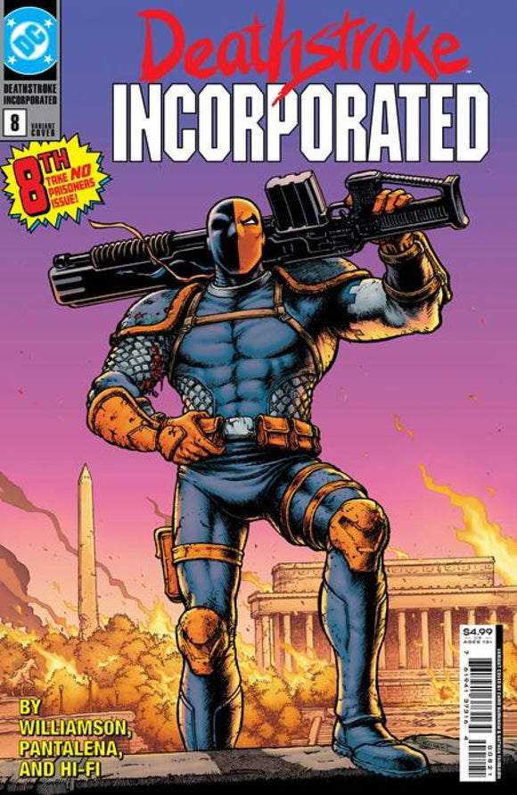 DEATHSTROKE INC #8 CVR B CHRIS BURNHAM CARD STOCK VAR SHADOW WAR