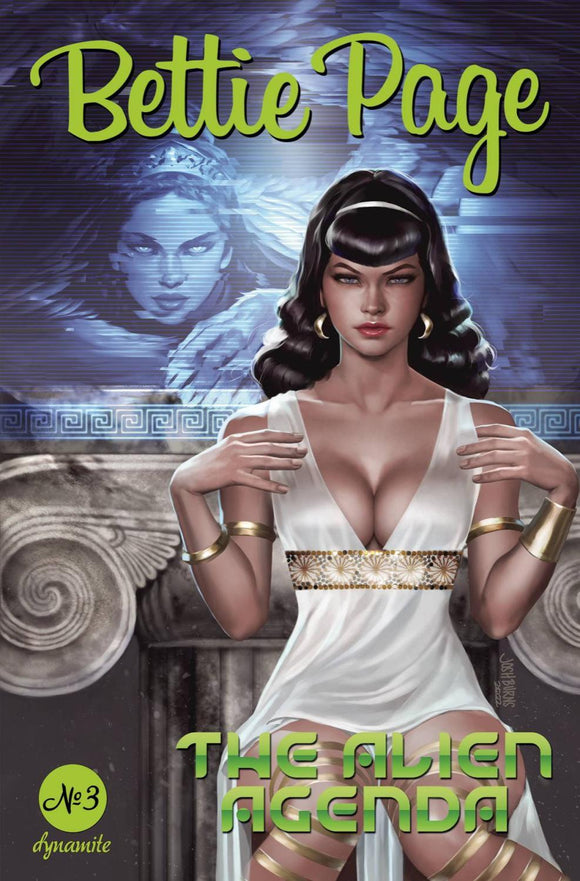 BETTIE PAGE ALIEN AGENDA #3 CVR B BURNS