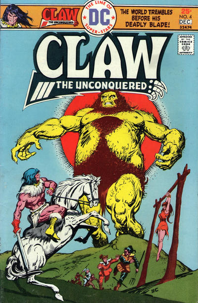 Claw the Unconquered 1975 #4 - back issue - $4.00