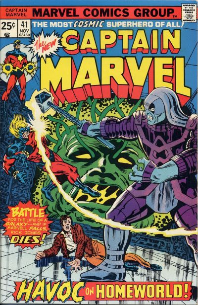 Captain Marvel 1968 #41 Regular Edition - back issue - $7.00