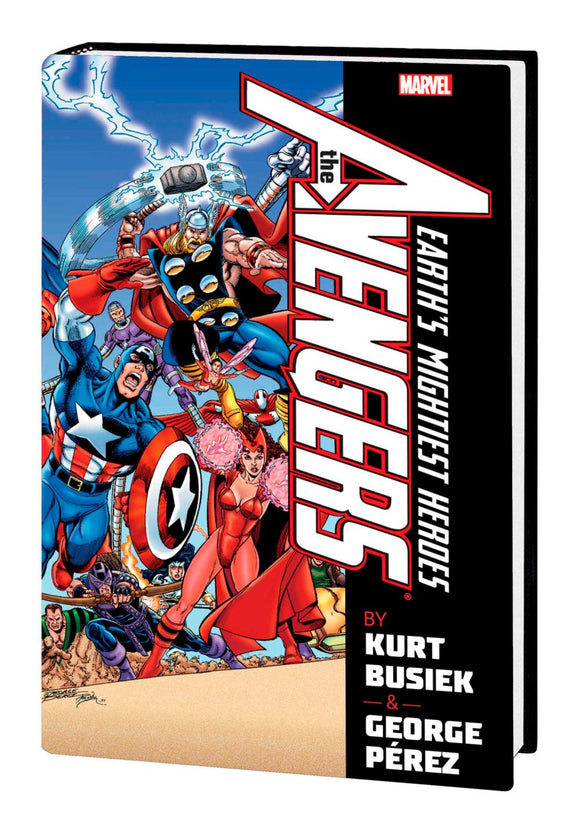 AVENGERS BY BUSIEK & PEREZ OMNIBUS VOL. 1 HC PEREZ FIRST ISSUE COVER [NEW PRINTING]