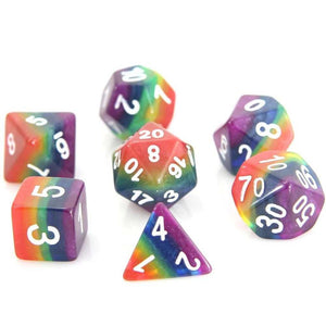 7 Piece RPG Set - Rainbow