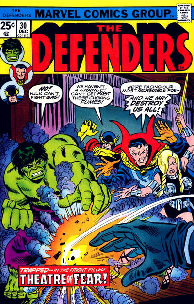 The Defenders 1972 #30 Regular Edition - back issue - $4.00