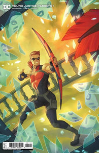 YOUNG JUSTICE TARGETS #1 CVR B MEGHAN HETRICK CARD STOCK VAR (OF 6)