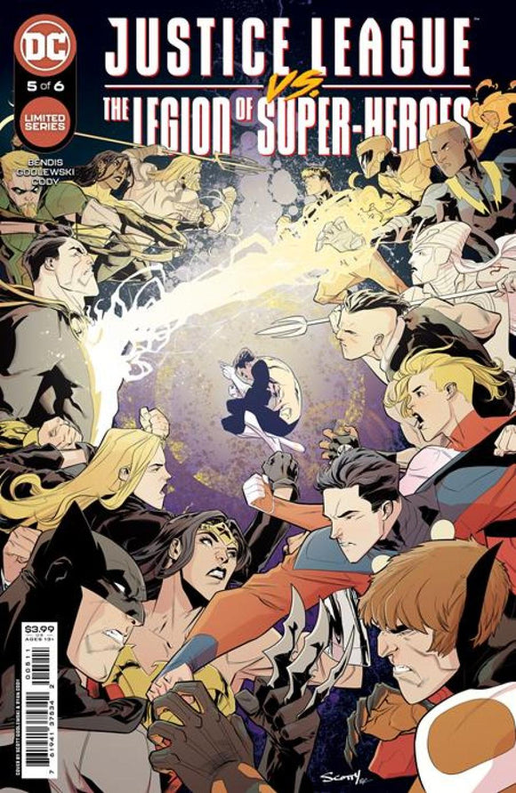 JUSTICE LEAGUE VS THE LEGION OF SUPER-HEROES #5 CVR A SCOTT GODLEWSKI (OF 6)