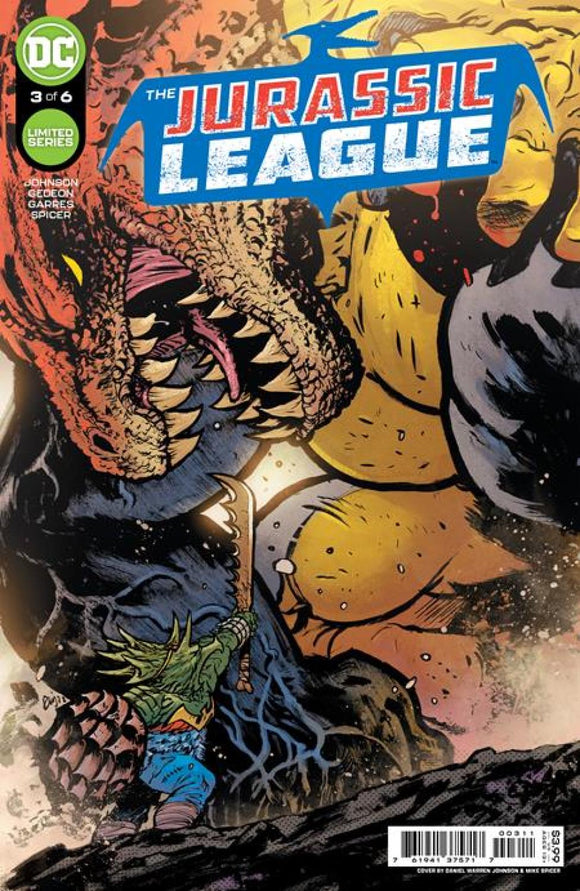 JURASSIC LEAGUE #3 CVR A DANIEL WARREN JOHNSON (OF 6)