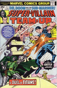 Super-Villain Team-Up 1975 #4 - back issue - $5.00