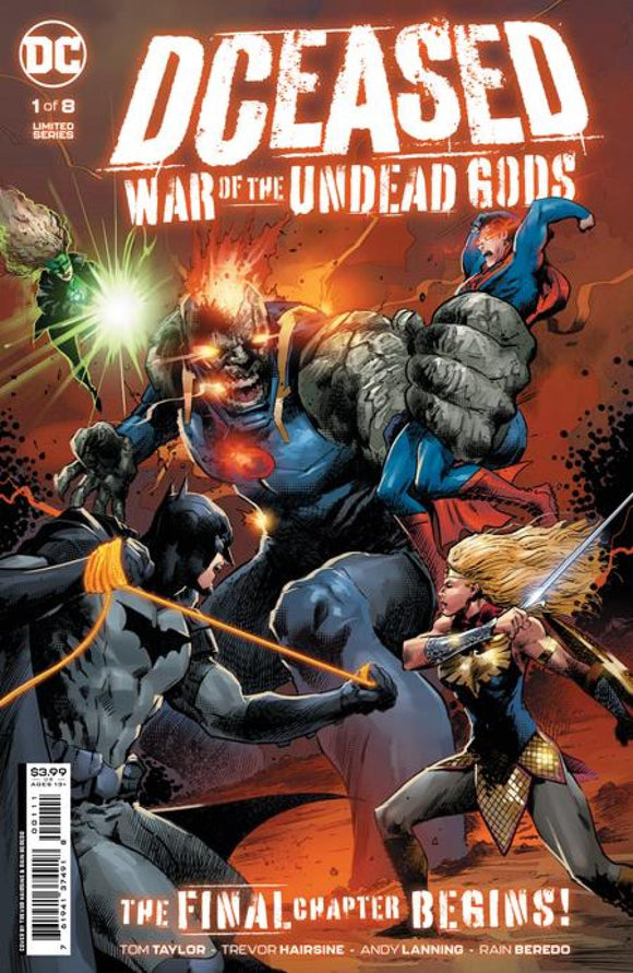 DCEASED WAR OF THE UNDEAD GODS #1 CVR A TREVOR HAIRSINE (OF 8)