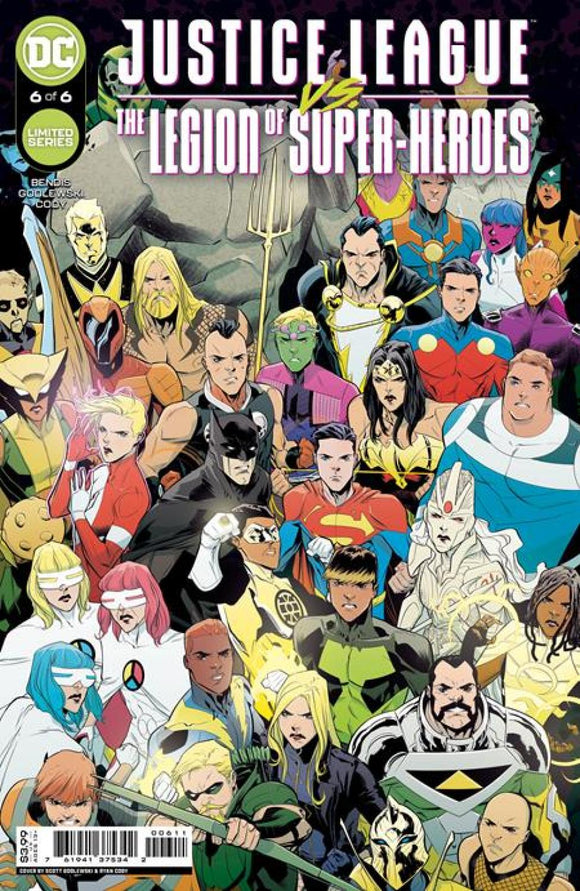 JUSTICE LEAGUE VS THE LEGION OF SUPER-HEROES #6 CVR A SCOTT GODLEWSKI (OF 6)