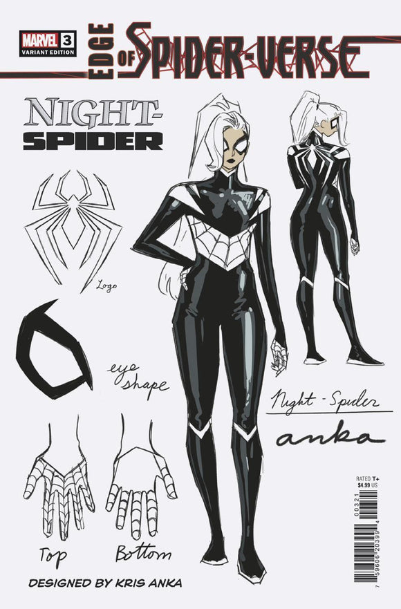 EDGE OF SPIDER-VERSE #3 ANKA DESIGN VAR CVR B 1:10 INCV