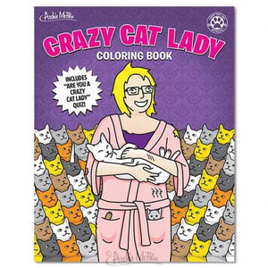 CRAZY CAT LADY COLORING BOOK