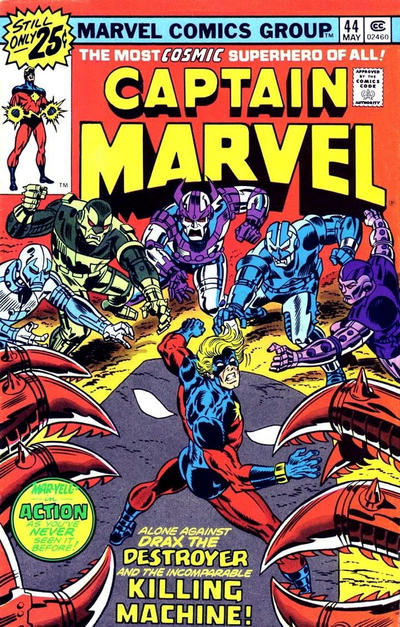 Captain Marvel 1968 #44 25¢ - back issue - $6.00