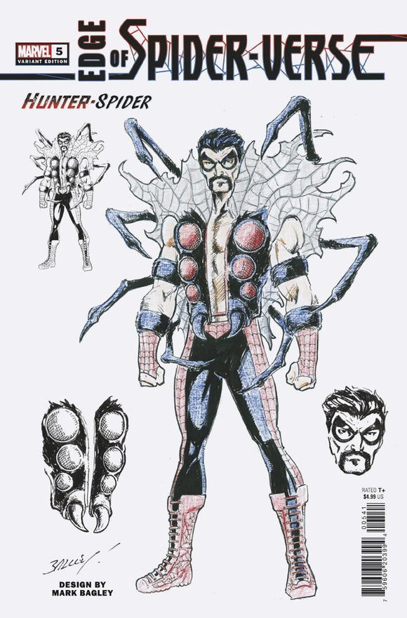 EDGE OF SPIDER-VERSE #5 BAGLEY DESIGN VAR CVR D 1:10 INCV