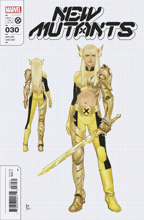 NEW MUTANTS #30 REIS DESIGN VAR CVR C 1:10 INCV