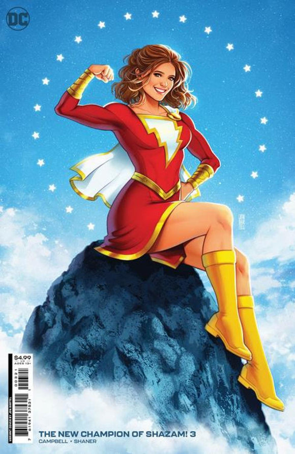 NEW CHAMPION OF SHAZAM #3 CVR B JEN BARTEL CARD STOCK VAR (OF 4)