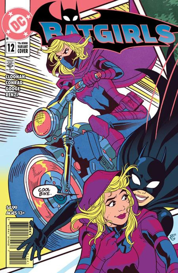 BATGIRLS #12 CVR C PAULINA GANUCHEAU 90S COVER MONTH CARD STOCK VAR