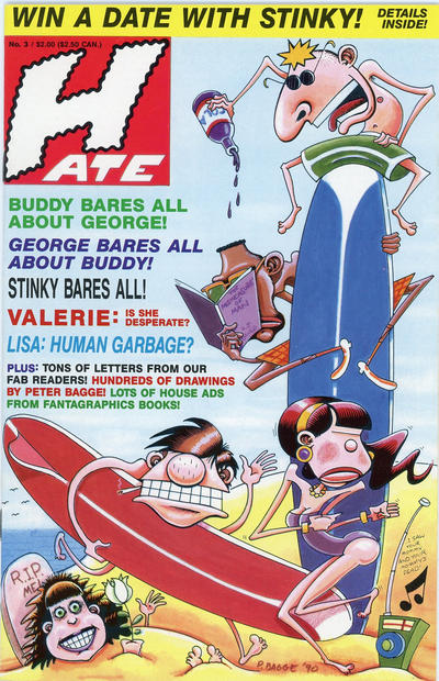Hate 1990 #3 - back issue - $4.00