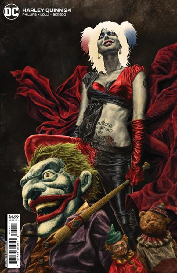 HARLEY QUINN #24 CVR B LEE BERMEJO CARD STOCK VAR