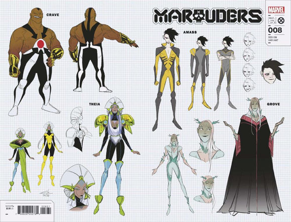 MARAUDERS #8 CARLINI NEW CHARACTER WRAPAROUND DESIGN VAR CVR C 1:10 INCV