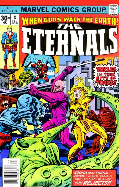The Eternals 1976 #8 Regular Edition - back issue - $9.00