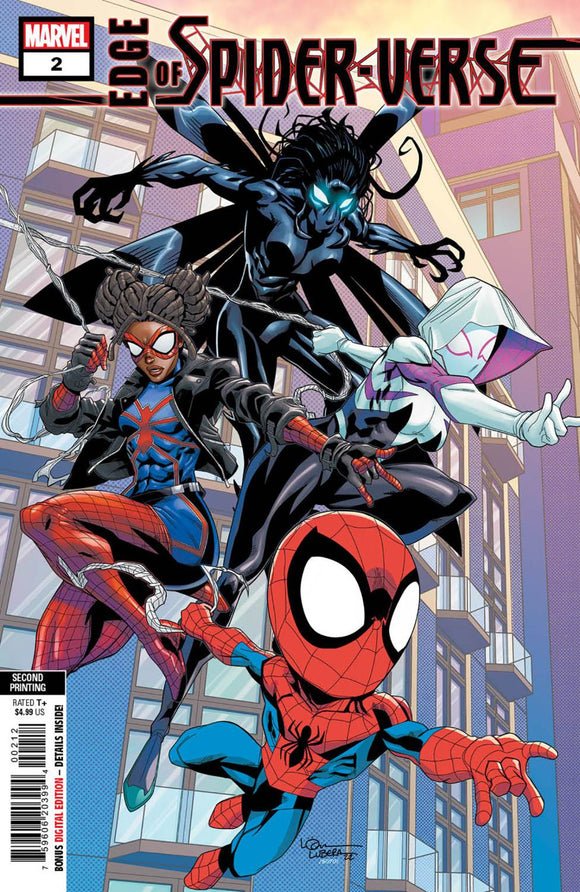 EDGE OF SPIDER-VERSE #2 LUBERA 2ND PRINTING VAR CVR A