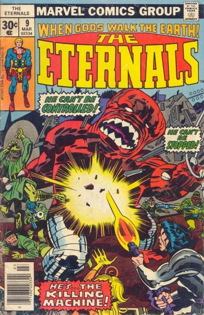 The Eternals 1976 #9 Regular Edition - reader copy - $3.00