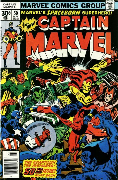 Captain Marvel 1968 #50 Regular Edition - back issue - $9.00