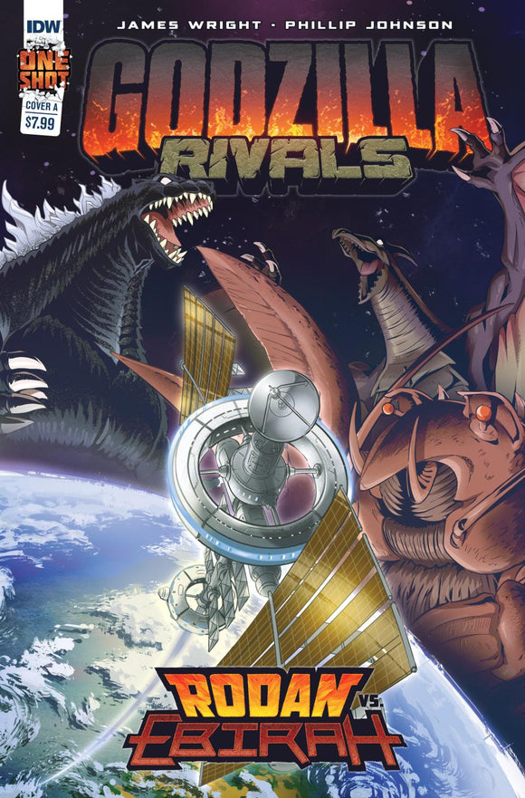 GODZILLA RIVALS RODAN VS EBIRAH VAR A JOHNSON CVR A