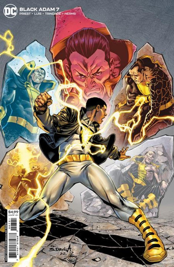 BLACK ADAM #7 CVR B SERGIO DAVILA CARD STOCK VAR (OF 12)